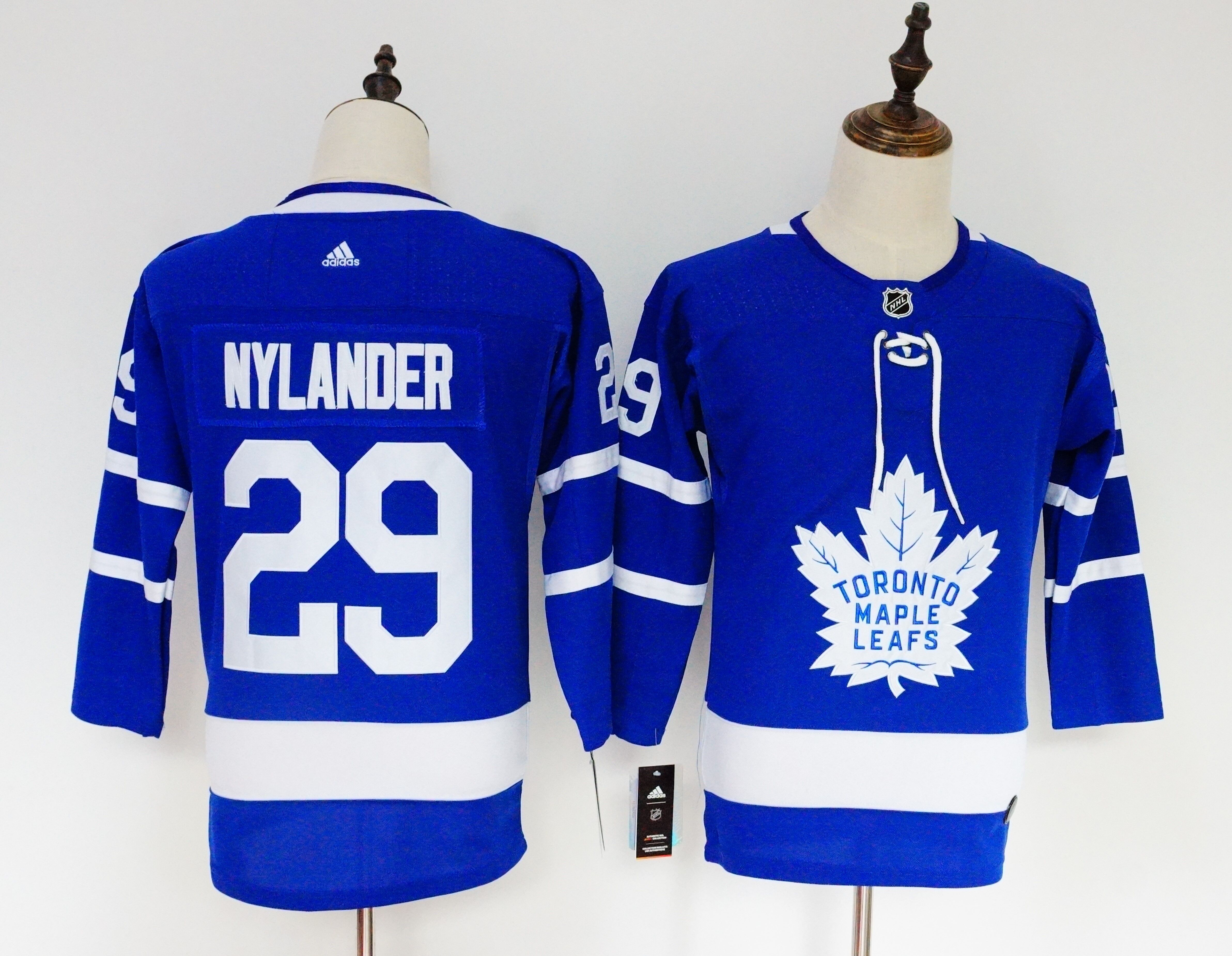 Women Adidas Maple Leafs #29 John Tavares Blue Home Authentic Drift Fashion Stitched NHL Jersey
