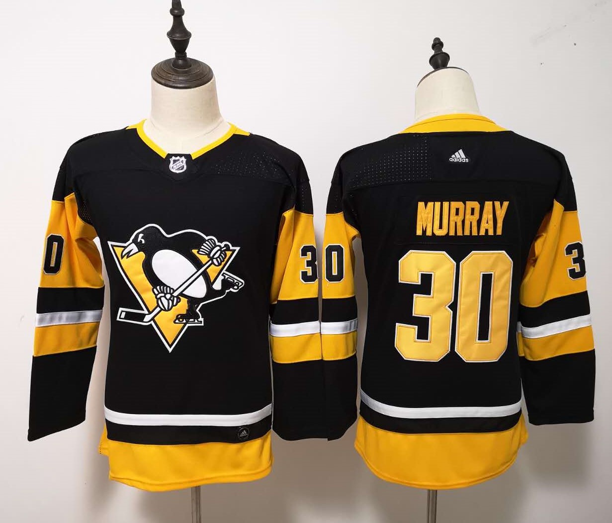 Women Adidas Penguins #30 Matt Murray Black Home Authentic Drift Fashion Stitched NHL Jersey