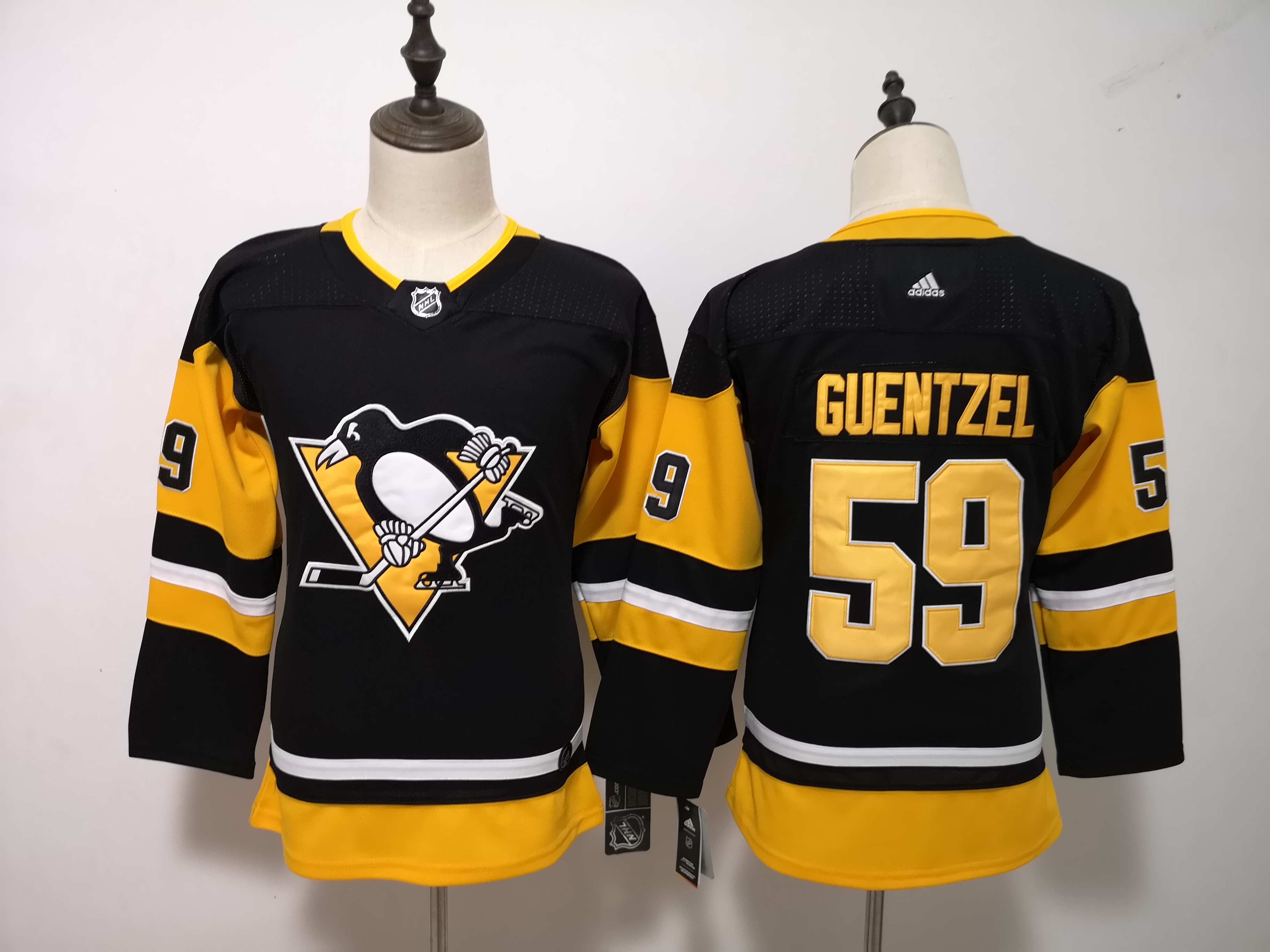 Women Adidas Penguins #59 Matt Murray Black Home Authentic Drift Fashion Stitched NHL Jersey