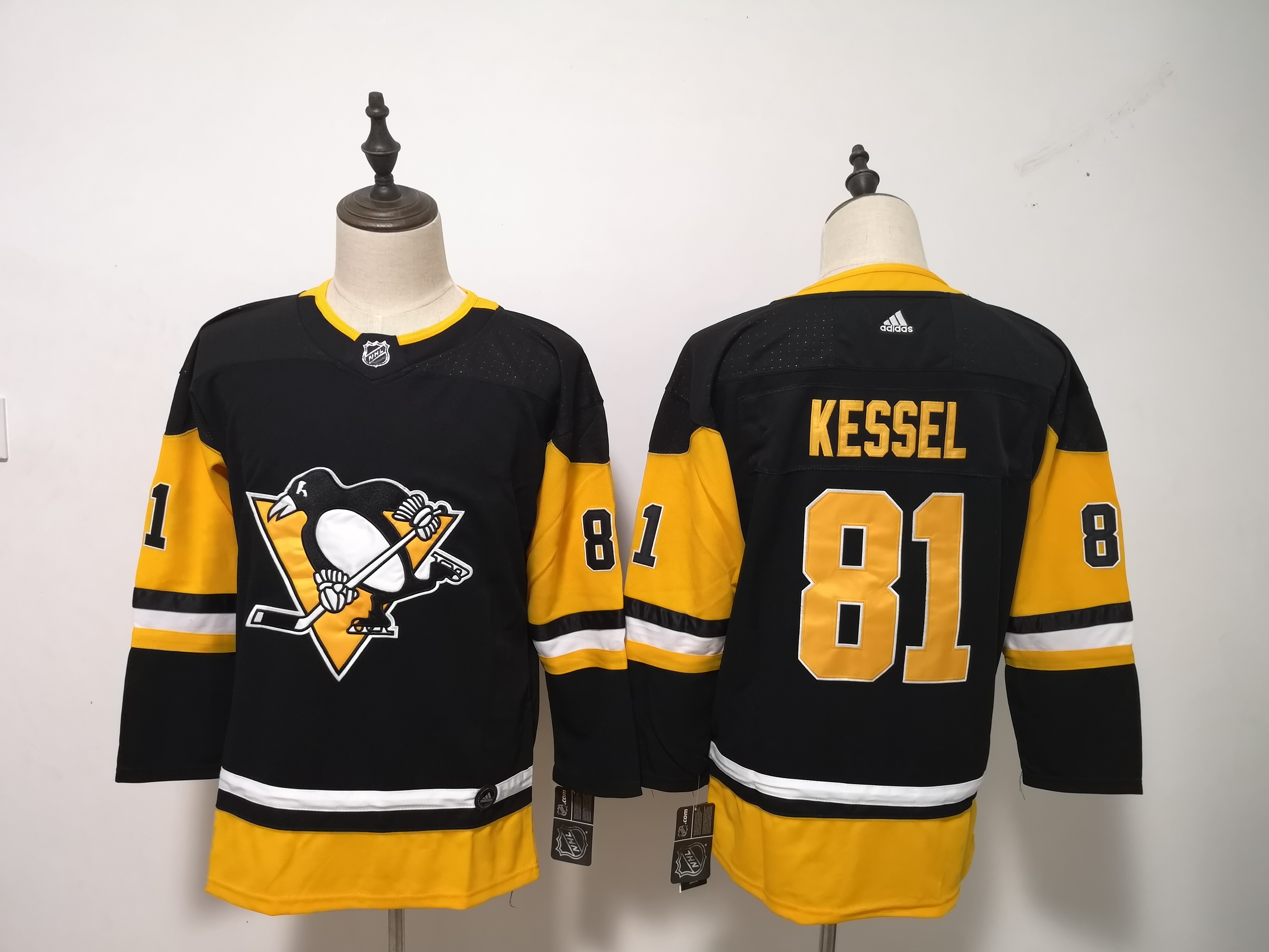 Women Adidas Penguins #81 Matt Murray Black Home Authentic Drift Fashion Stitched NHL Jersey (2)