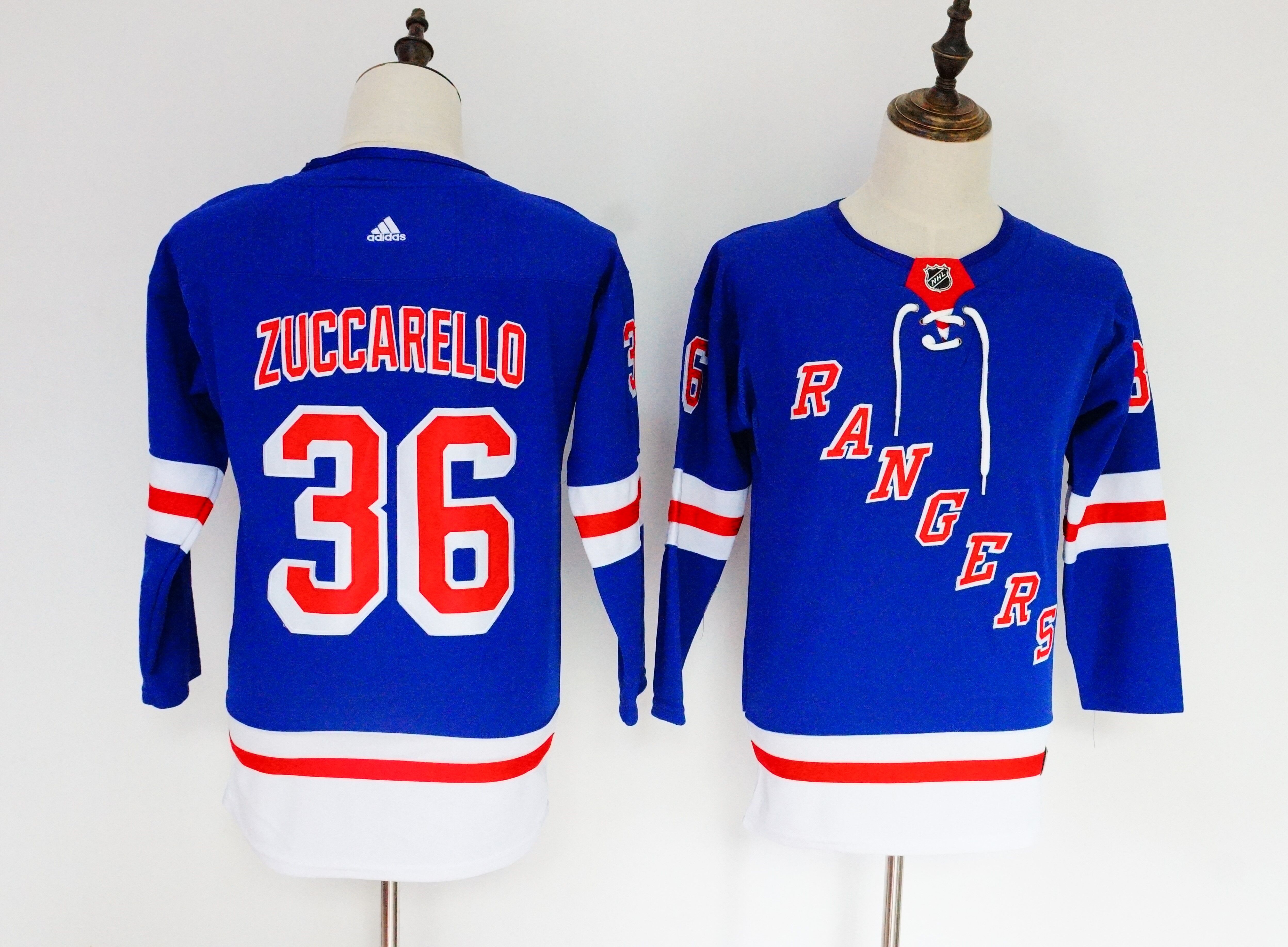 Women Adidas Rangers #36 Mats Zuccarello Navy Blue Authentic 2018 Winter Classic Stitched NHL Jersey  0