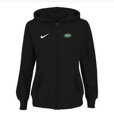 Women New York Jets Stadium Rally Full Zip Hoodie Black Women New York Jets Stadium Rally Full Zip Hoodie Black