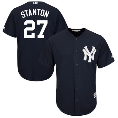 Yankees #27 Giancarlo Stanton Navy blue Cool Base Stitched Youth MLB Jersey Yankees #27 Giancarlo Stanton Navy blue Cool Base Stitched Youth MLB Jersey