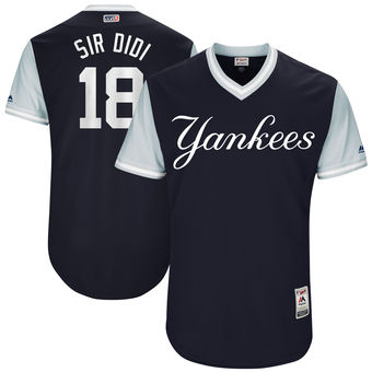 Youth New York Yankees Didi Gregorius Sir Didi Majestic Navy 2017 Players Weekend Authentic Jersey