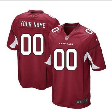 Youth Nike Arizona Cardinals Customized Limited Red Team Color NFL Jersey