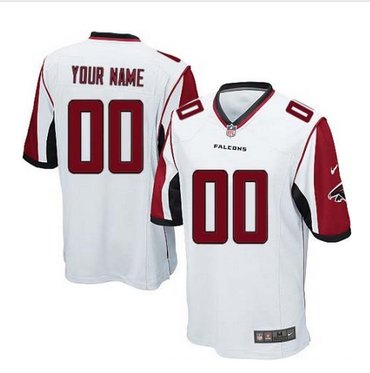 Youth Nike Atlanta Falcons Customized Elite White NFL Jersey