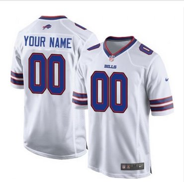 Youth Nike Buffalo Bills Customized Limited White NFL Jersey