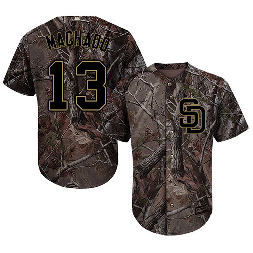Youth Padres #13 Manny Machado Camo Realtree Collection Cool Base Stitched Youth Baseball Jersey Youth Padres #13 Manny Machado Camo Realtree Collection Cool Base Stitched Youth Baseball Jersey