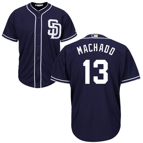 Youth Padres #13 Manny Machado Navy blue Cool Base Stitched Youth Baseball Jersey Youth Padres #13 Manny Machado Navy blue Cool Base Stitched Youth Baseball Jersey