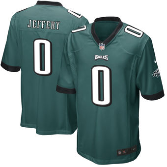 Youth Philadelphia Eagles Alshon Jeffery Nike Green Game Jersey