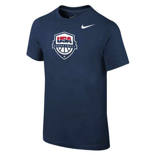 Youth Team USA Basketball Nike Core T-Shirt Navy Youth Team USA Basketball Nike Core T-Shirt Navy