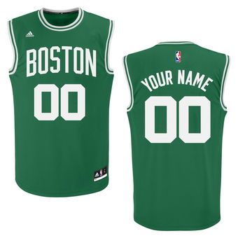 adidas Boston Celtics Custom Replica Road Jersey