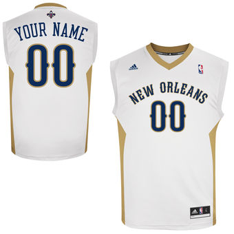 adidas Charlotte Hornets Custom Replica Home Jersey - White