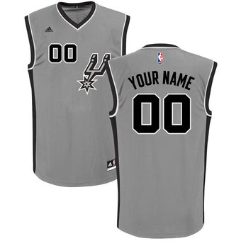 adidas San Antonio Spurs Custom Replica Alternate Jersey