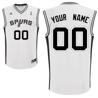 adidas San Antonio Spurs Custom Replica Home Jersey