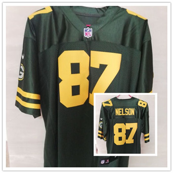 Jordy Nelson Green Bay Packers Customized Nike  Limited Jersey - Green