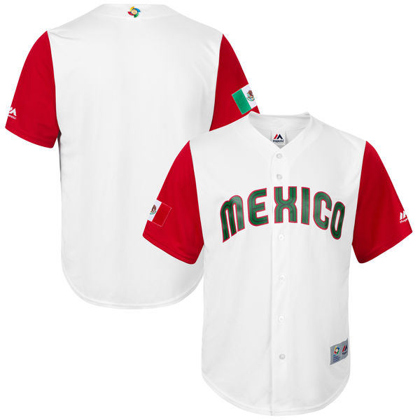 Team Mexico Blank 2017 World Baseball Classic Authentic Customized Stitched MLB Jersey Team Mexico Blank 2017 World Baseball Classic Authentic Customized Stitched MLB Jersey