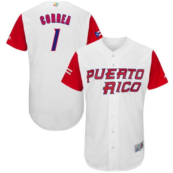 Team Puerto Rico #9 Javier Baez 2017 World Baseball Classic Authentic Customized Stitched MLB Jersey Team Puerto Rico #9 Javier Baez 2017 World Baseball Classic Authentic Customized Stitched MLB Jersey