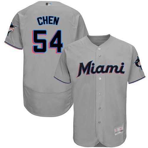 marlins #54 Wei-Yin Chen Grey Flexbase Authentic Collection Stitched Baseball Jersey marlins #54 Wei-Yin Chen Grey Flexbase Authentic Collection Stitched Baseball Jersey