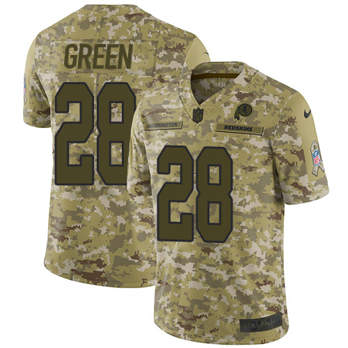 nike_redskins-029 Derrius Guice Camo Men's Stitched NFL Limited 2018 Salute To Service Jersey
