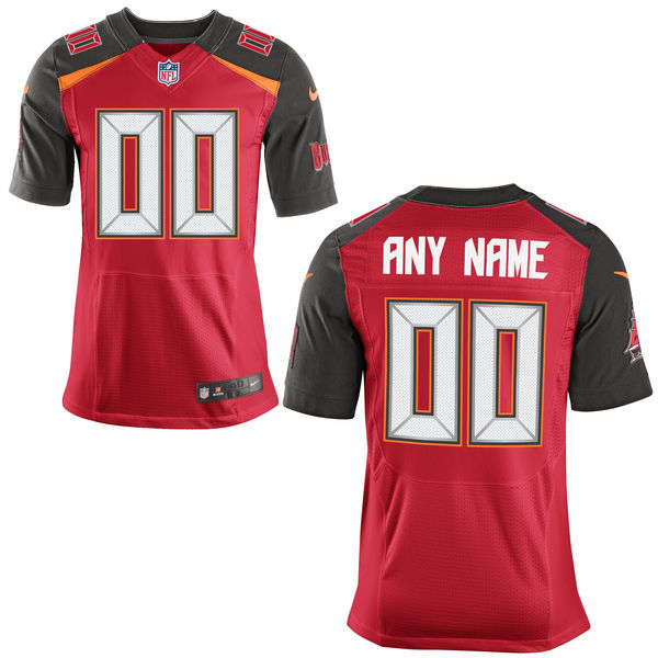 Men's Tampa Bay Buccaneers Nike Red Customized Elite Jersey